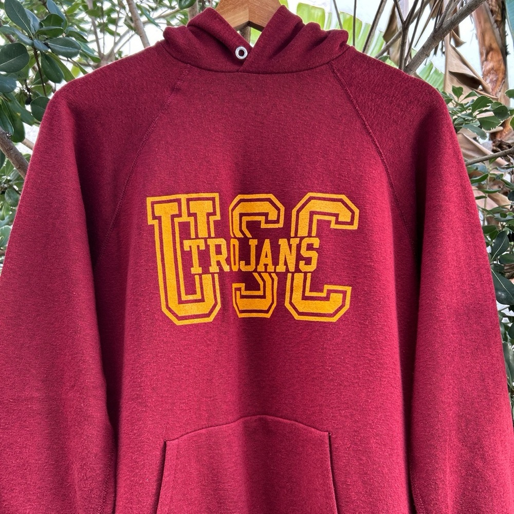 Vintage 70s USC Trojans College Hoodie